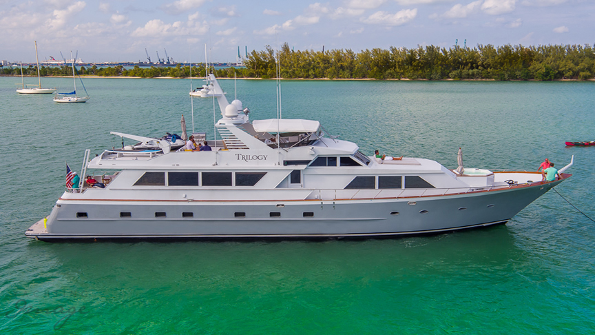 Rent 103 Trilogy - Miami Yacht Rentals