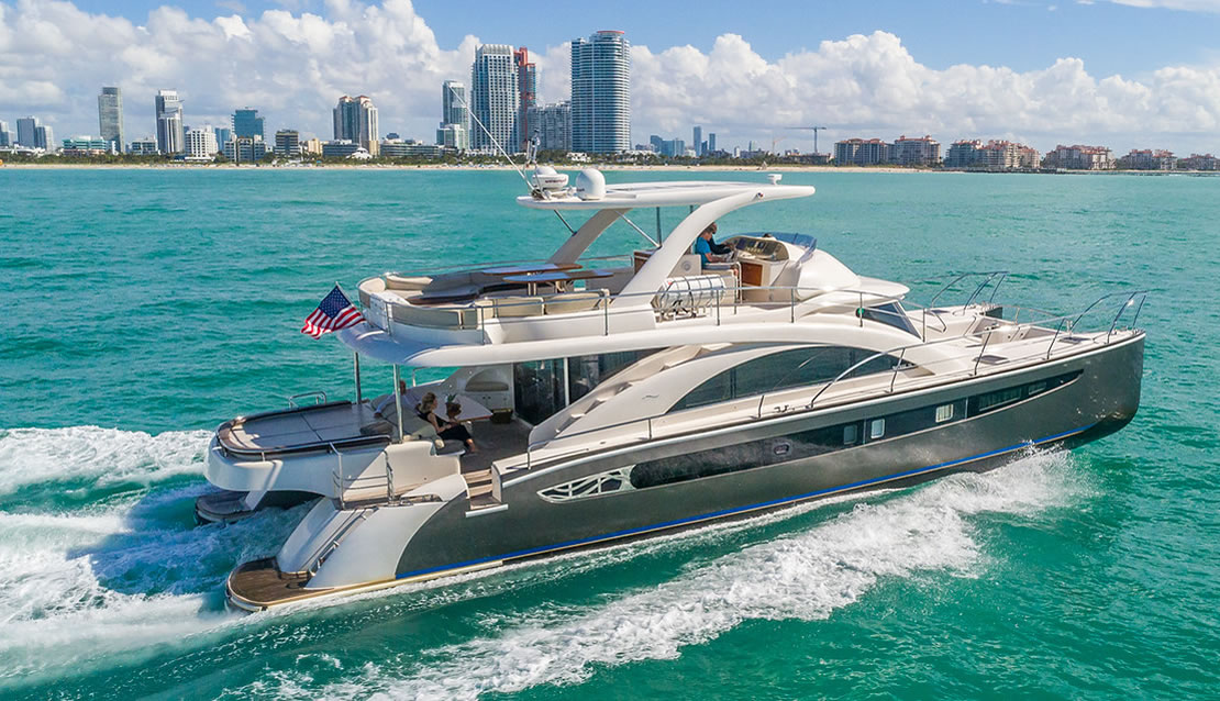 Rent 62 Power Cat Yacht - Miami Yacht Rentals