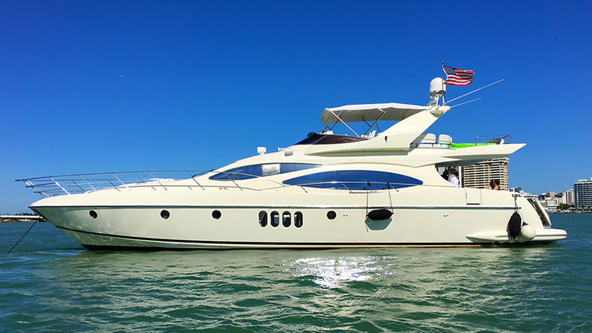 Rent 68 Azimut Plus - Miami Yacht Rentals