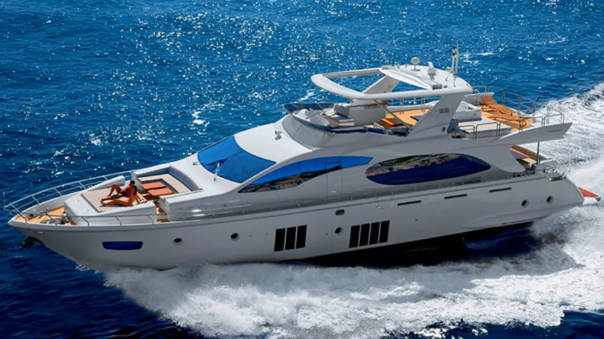 Rent 85 Azimut Flybridge - Miami Yacht Rentals